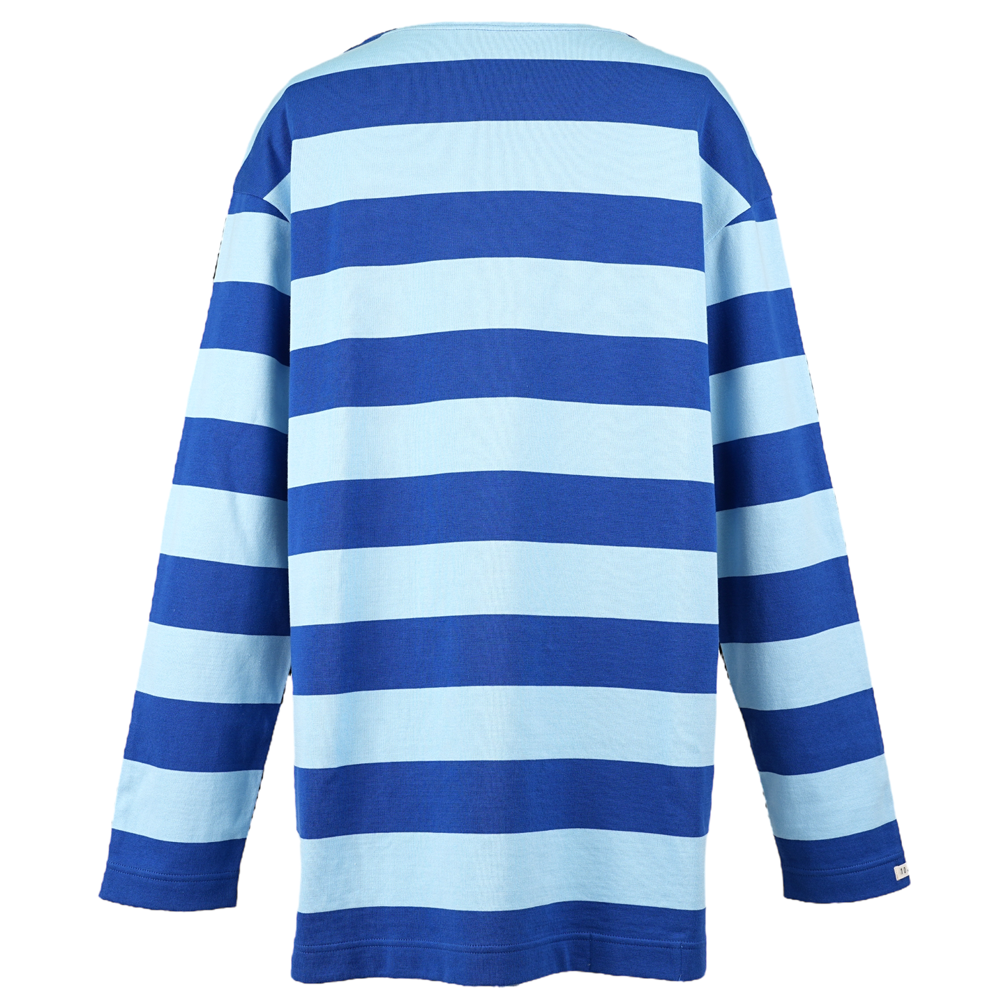 G.F.G.S DOUBLE SIDED STRIPED SHIRT 2 / SAXE BLUE/BLACK/WHITE