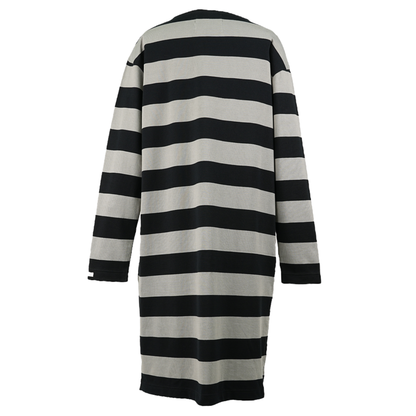 G.F.G.S STRIPED LONG SHIRT / GRAY/BLACK