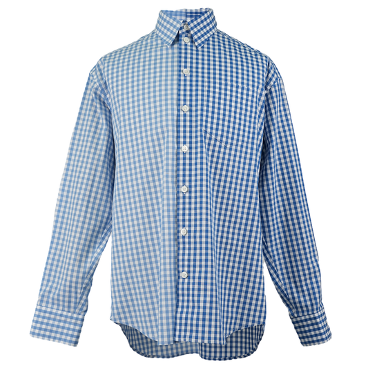 2 GINGHAM SHIRT / BLUE/SAXE BLUE