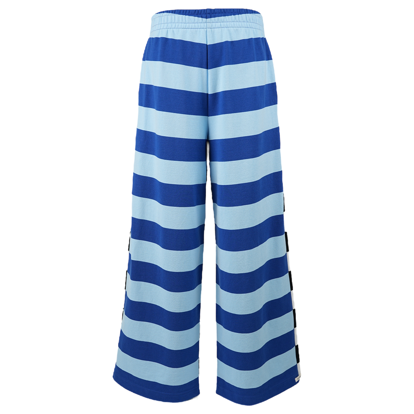 G.F.G.S DOUBLE SIDED STRIPED TROUSERS 2 / SAXE BLUE/BLACK/WHITE