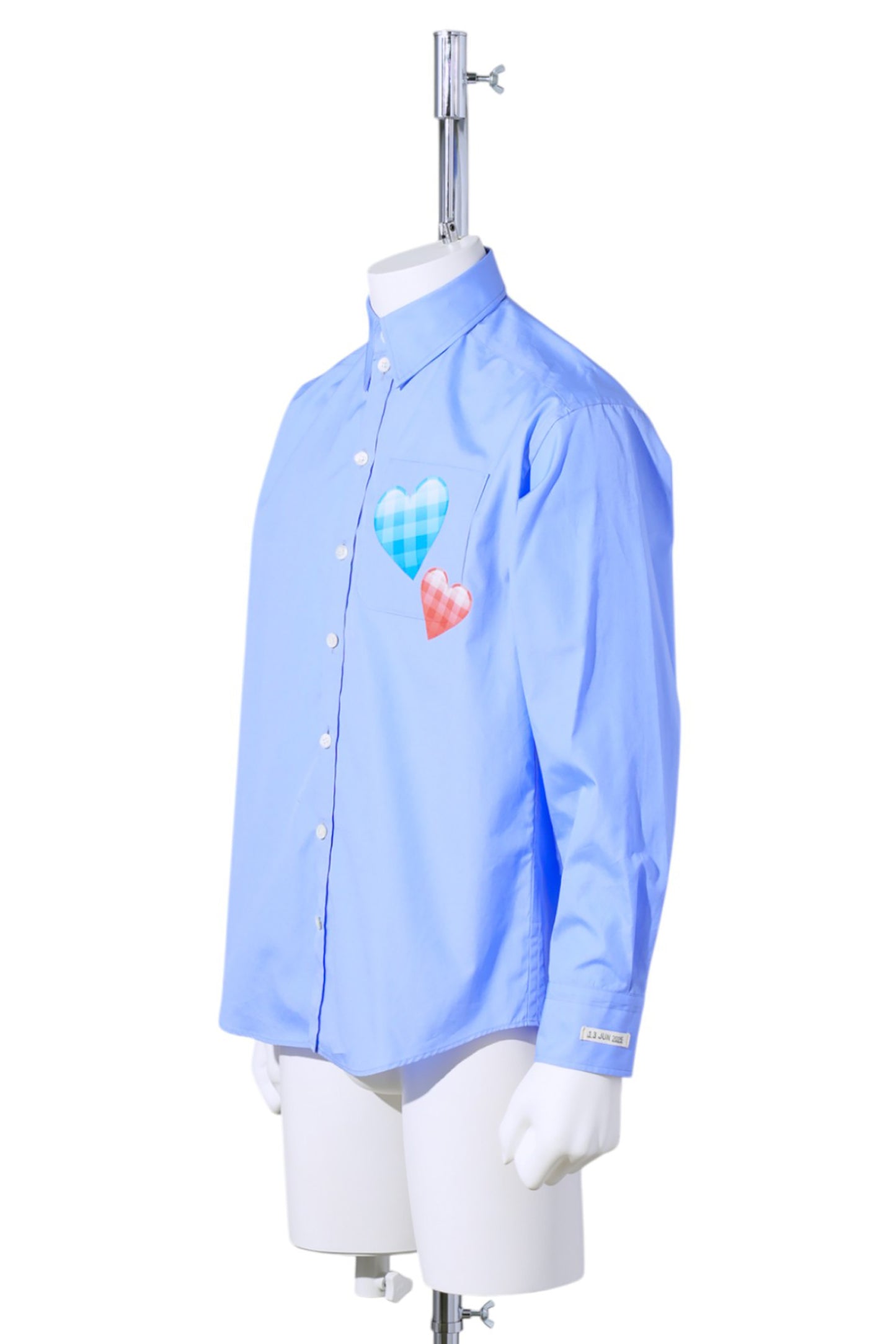 HEART EMOJI SHIRT / SAXE BLUE