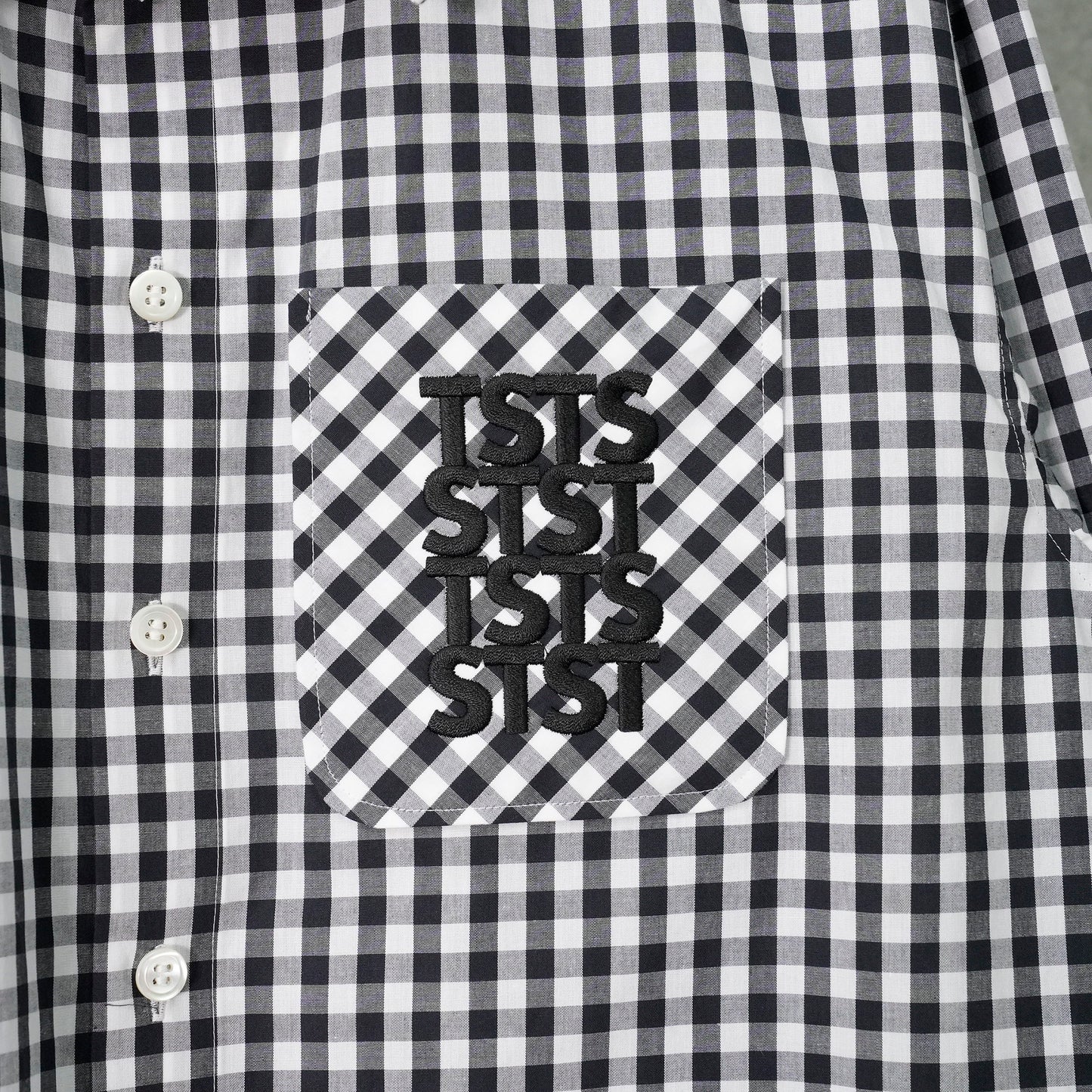 TSTS GINGHAM SHIRT / BLACK GINGHAM