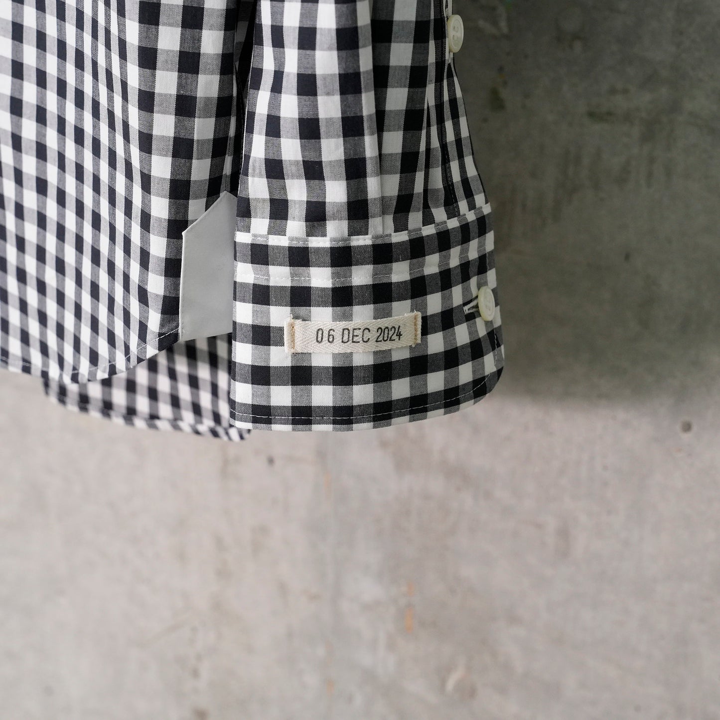 TSTS GINGHAM SHIRT / BLACK GINGHAM