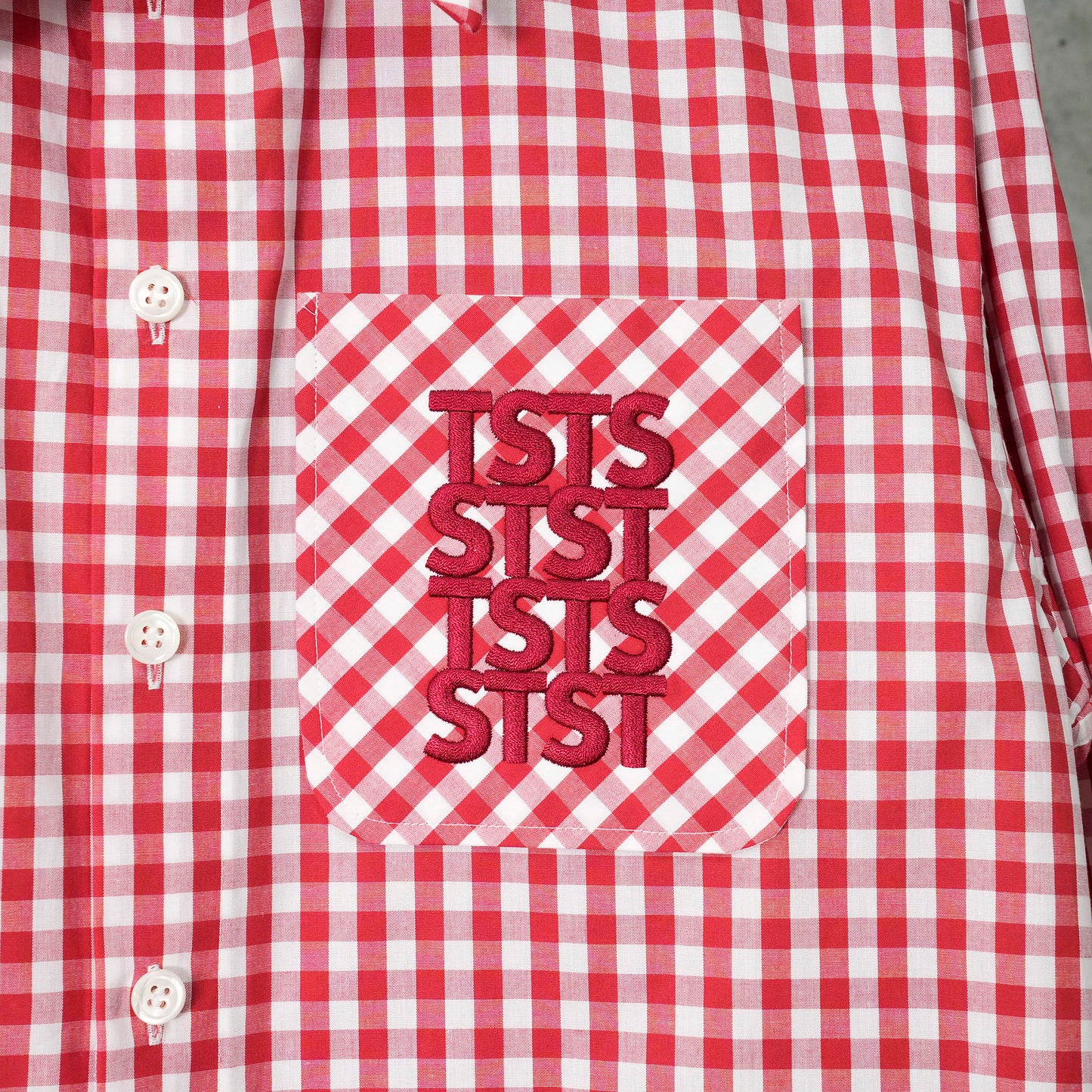 TSTS GINGHAM SHIRT / RED GINGHAM