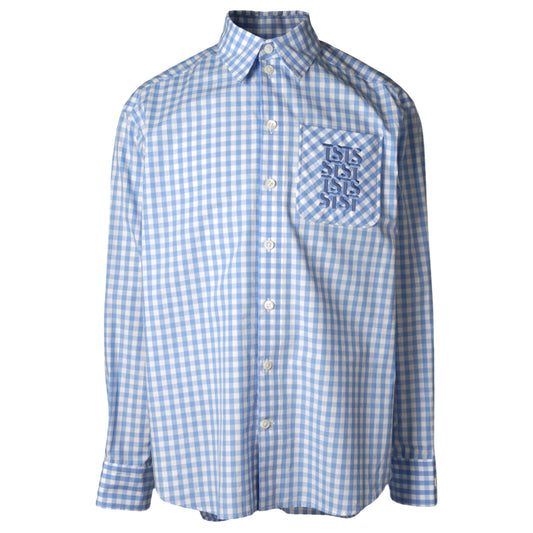 TSTS GINGHAM SHIRT / SAXE BLUE GINGHAM