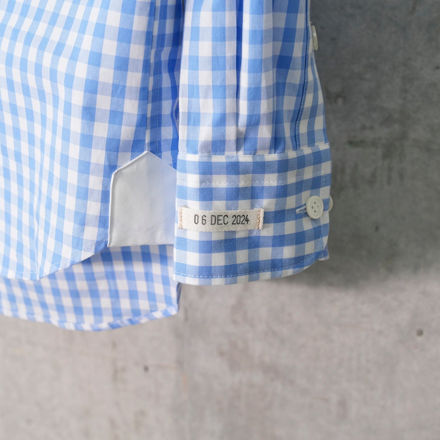 TSTS GINGHAM SHIRT / SAXE BLUE GINGHAM