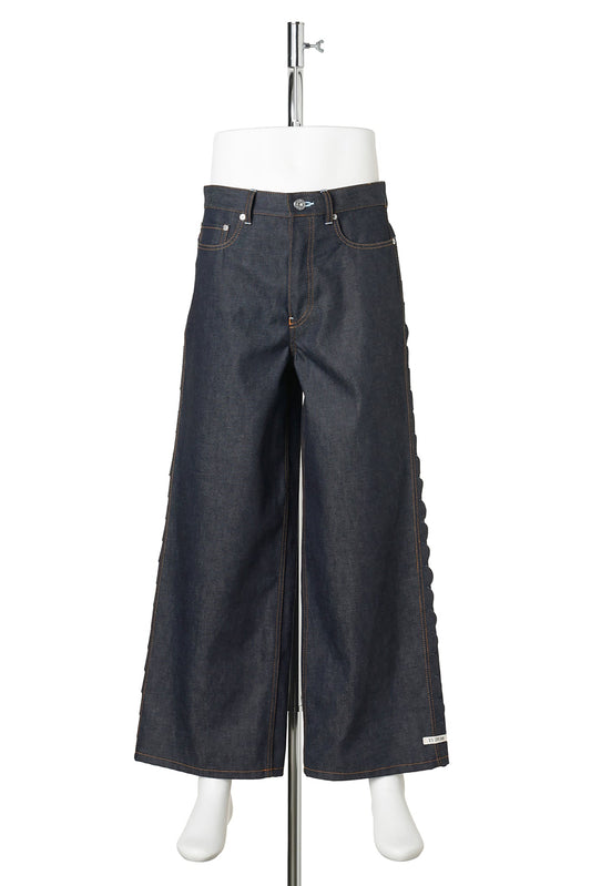 SPEECH BUBBLES LOOSE FIT JEANS / INDIGO BLUE