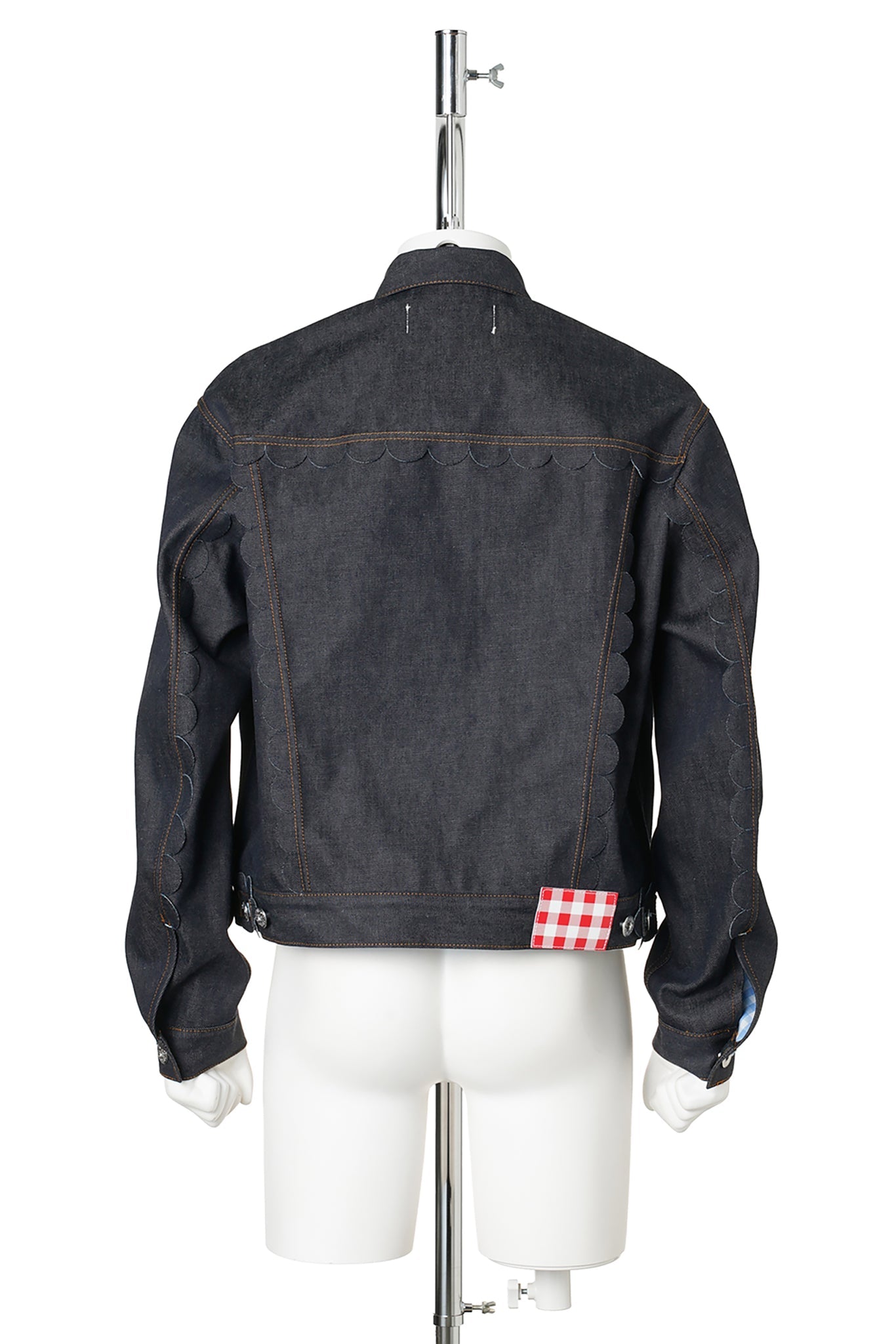SPEECH BUBBLES DENIM JACKET / INDIGO BLUE