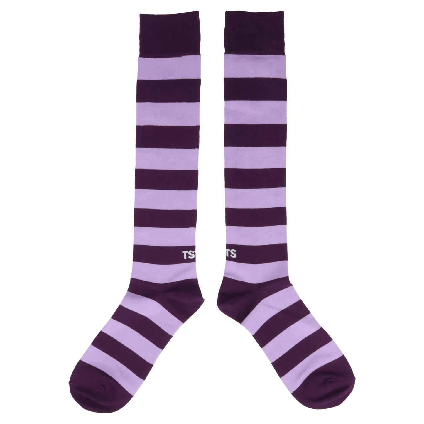STRIPED SOCKS / PURPLE AND LAVENDER