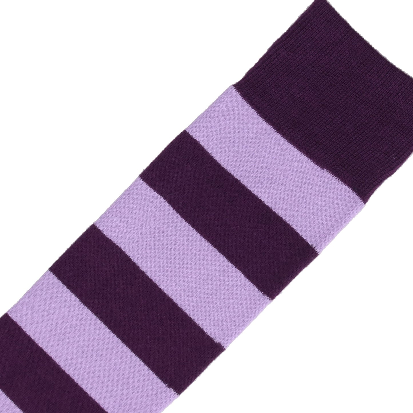 STRIPED SOCKS / PURPLE AND LAVENDER