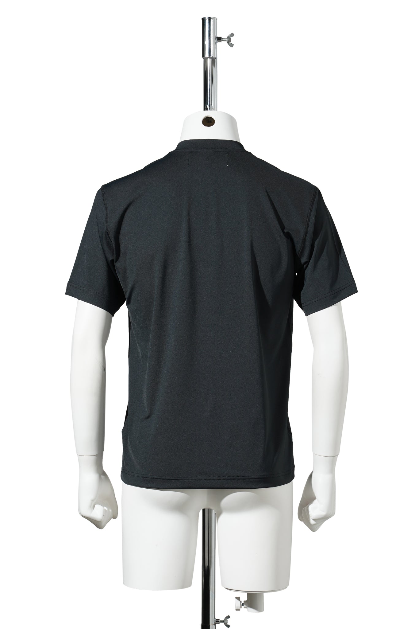 RECYCLED POLYESTER TS T-SHIRT / BLACK