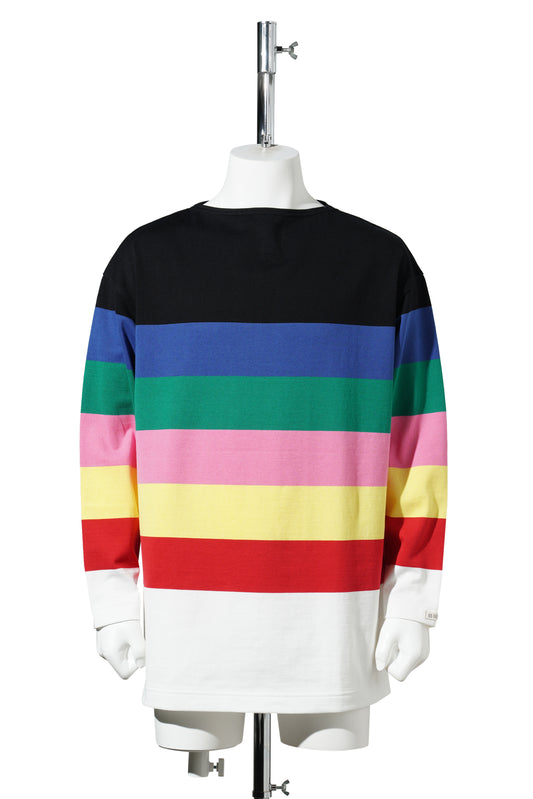 ORGANIC COTTON G.F.G.S. MULTI STRIPED SHIRT / MULTI STRIPE