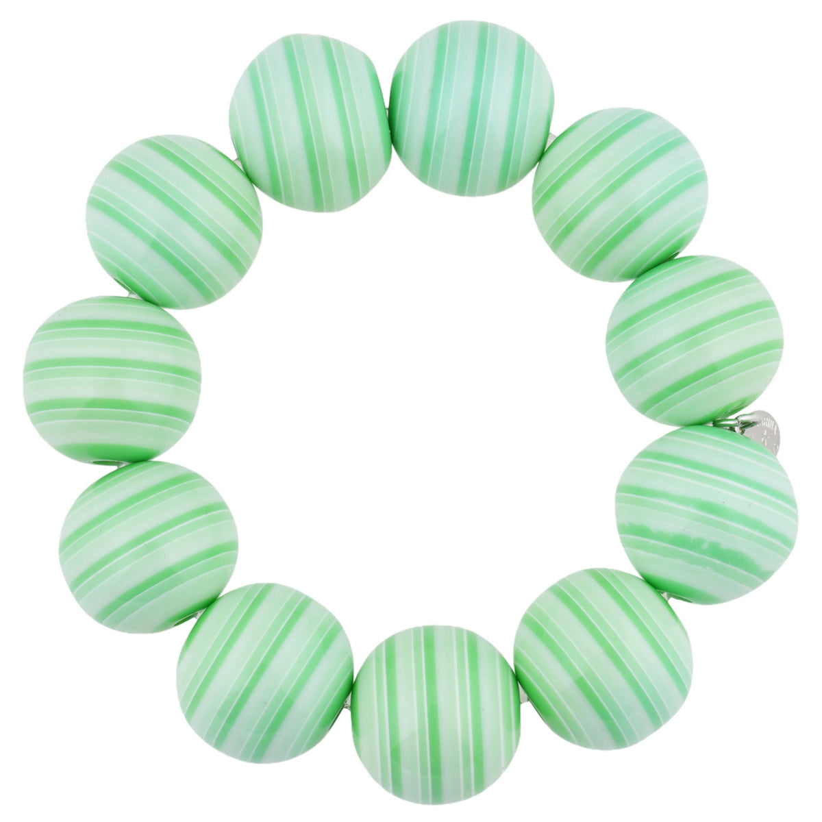 LE BANDE STRIPED BRACELET / GREEN