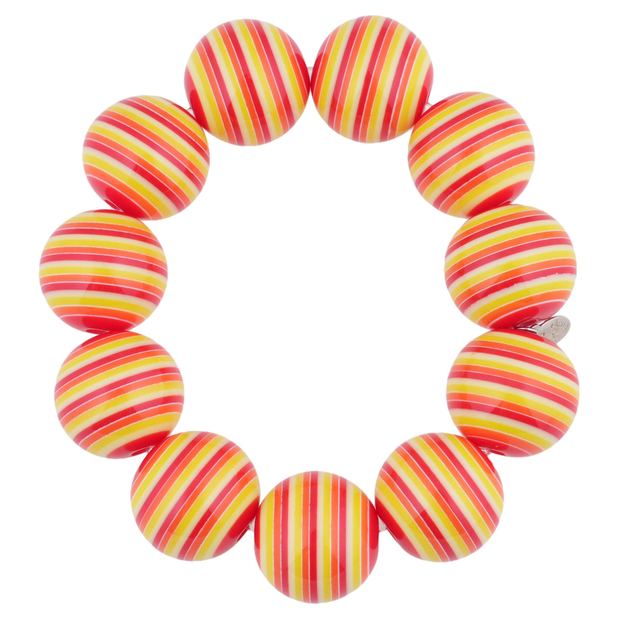LE BANDE STRIPED BRACELET / ORANGE