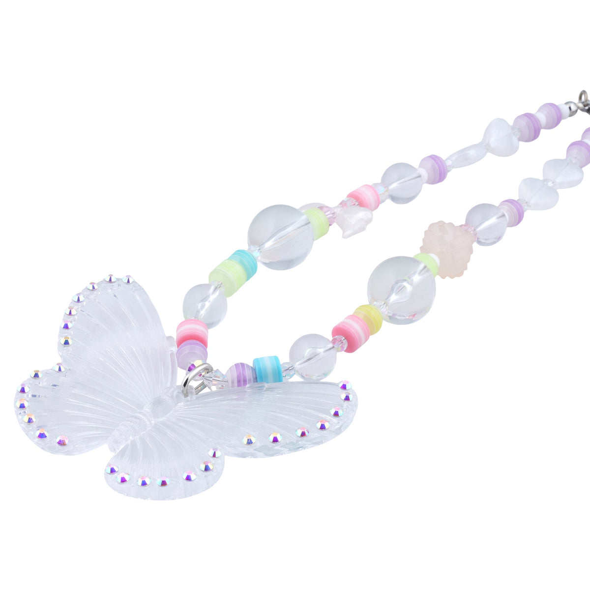 BUTTERFLY BRIT NECKLACE / WHITE