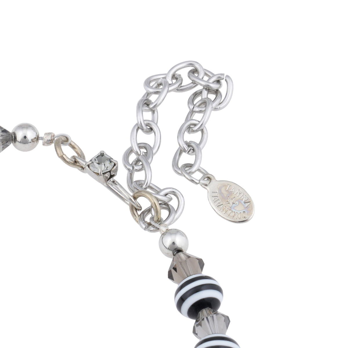 STRIPE NECKLACE / BLACK