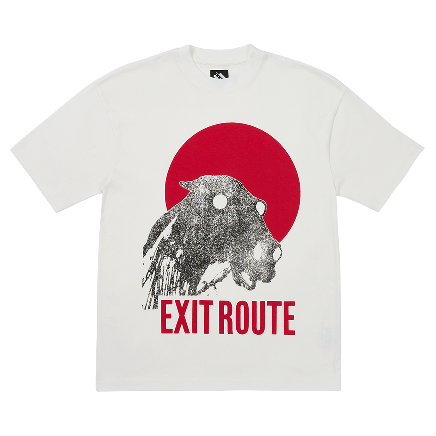 EXIT ROUTE T-SHIRT / WHITE