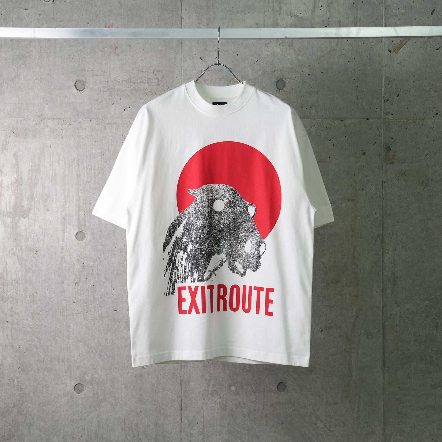 EXIT ROUTE T-SHIRT / WHITE