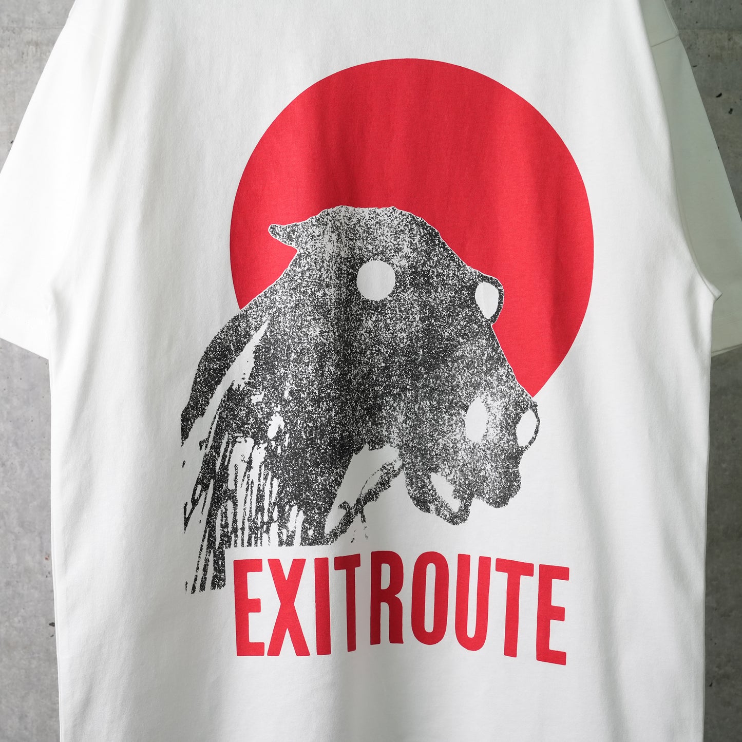 EXIT ROUTE T-SHIRT / WHITE