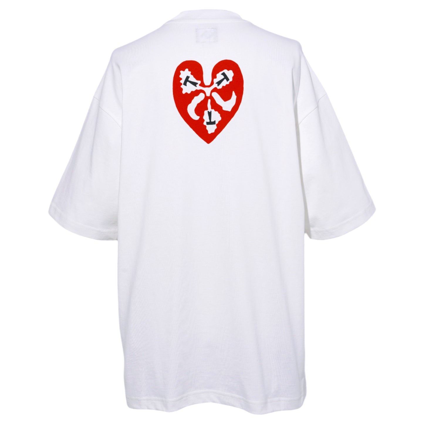 TTT HEART T-SHIRT / WHITE