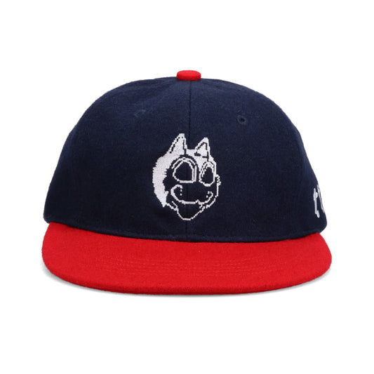 TTT WOOL DIGI CAT BALL CAP / NAVY/RED