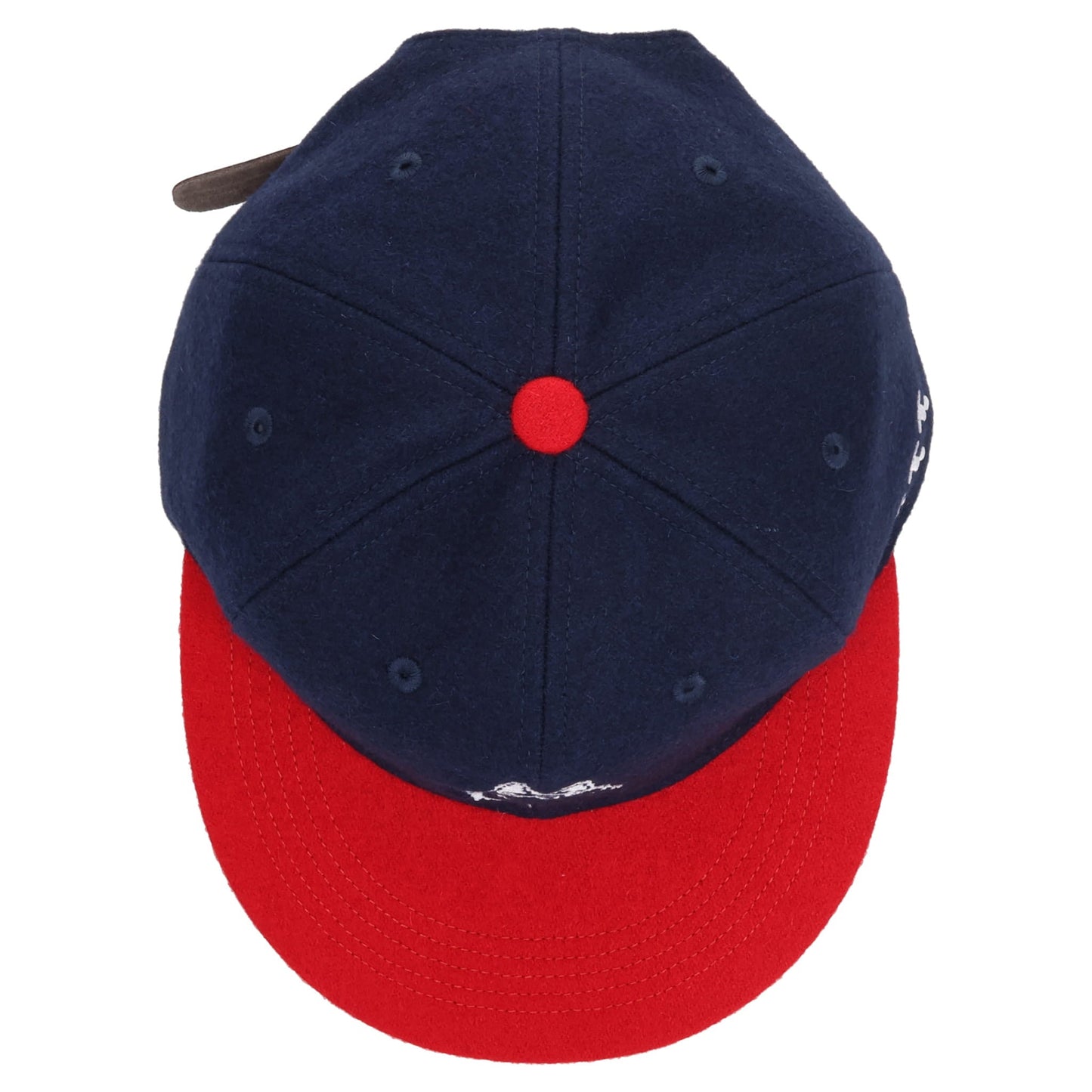 TTT WOOL DIGI CAT BALL CAP / NAVY/RED