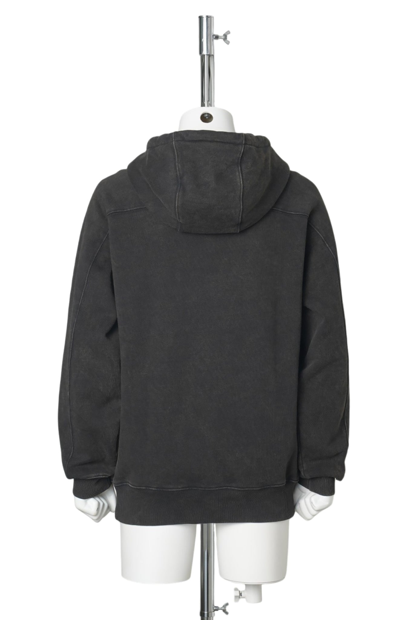 TTT DASH LINE WASHED HOODIE / WASHED BLACK