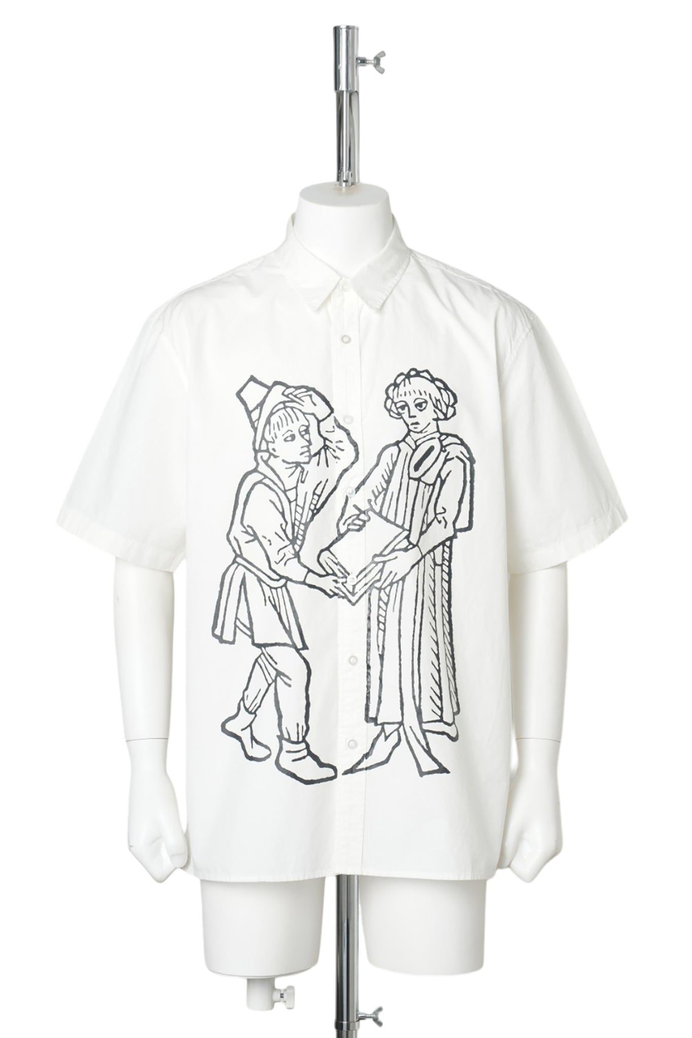 TTT BASTARDA SHORT SLEEVE SHIRT / WHITE