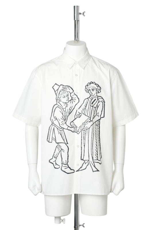 TTT BASTARDA SHORT SLEEVE SHIRT / WHITE