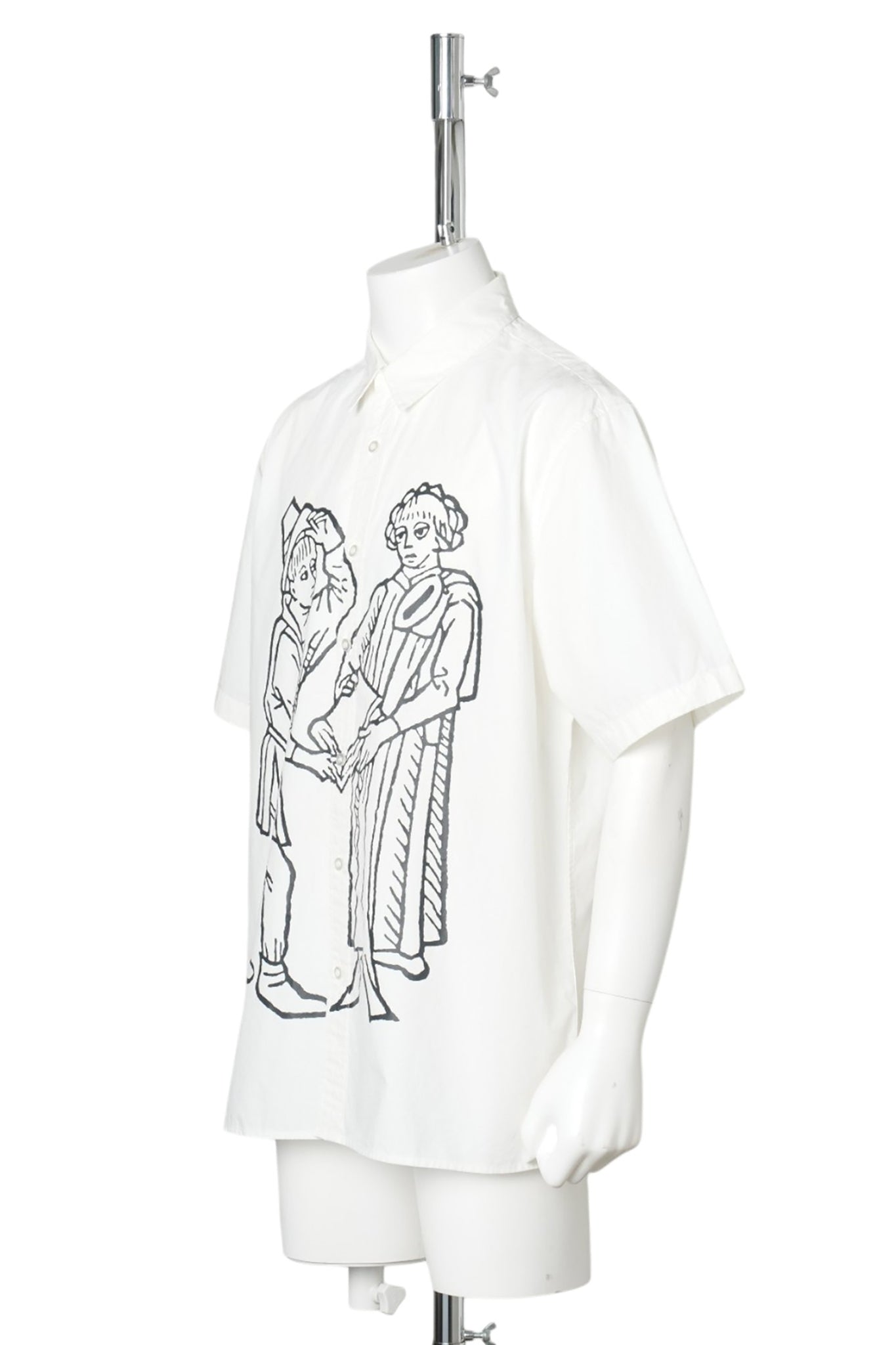 TTT BASTARDA SHORT SLEEVE SHIRT / WHITE