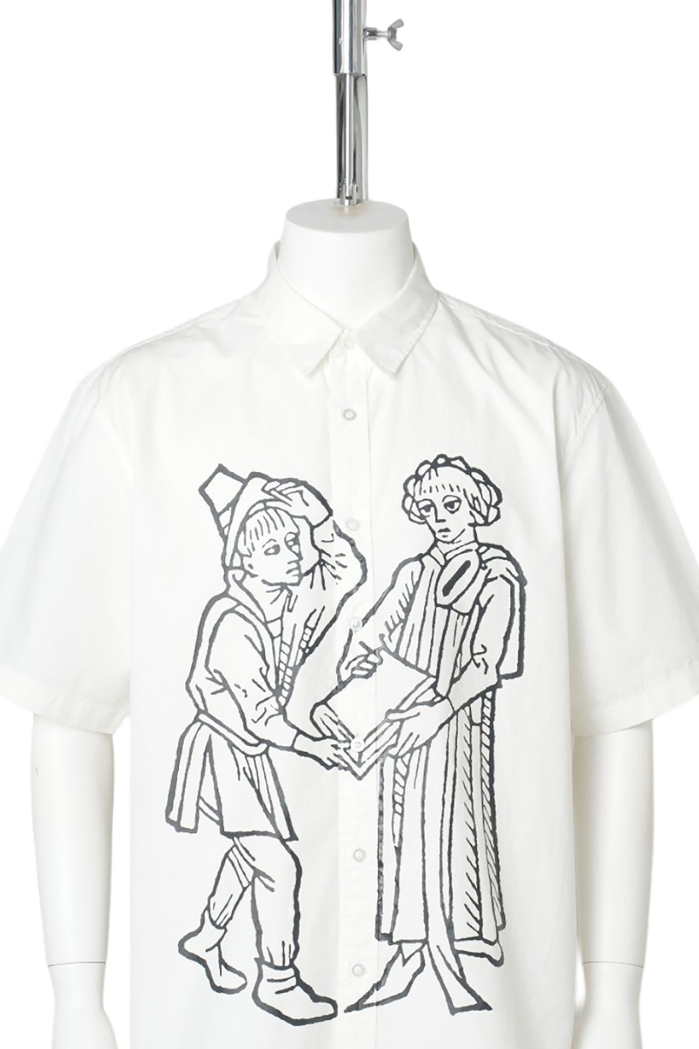 TTT BASTARDA SHORT SLEEVE SHIRT / WHITE