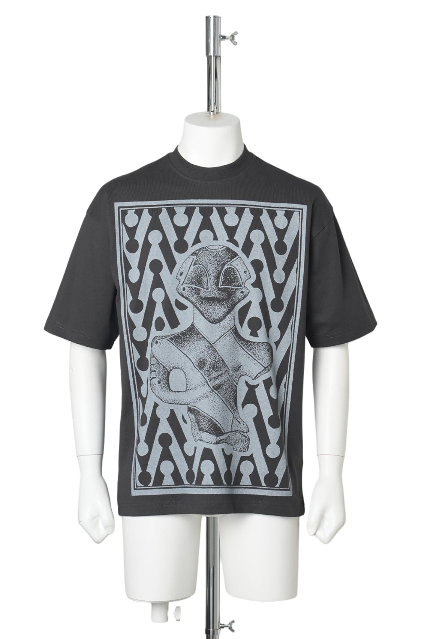 TTT COMBO CHEVRON T-SHIRT / BLACK