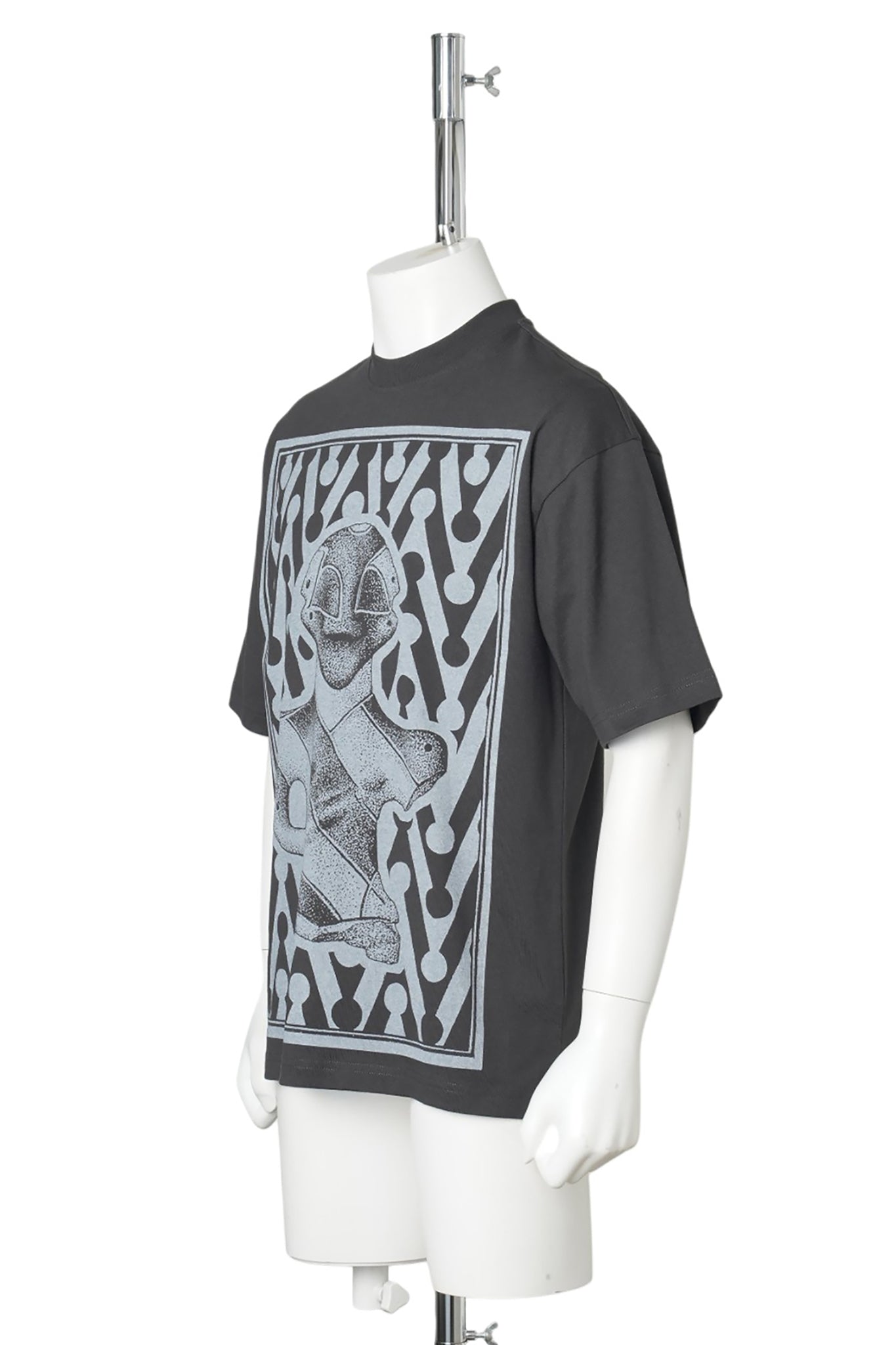 TTT COMBO CHEVRON T-SHIRT / BLACK