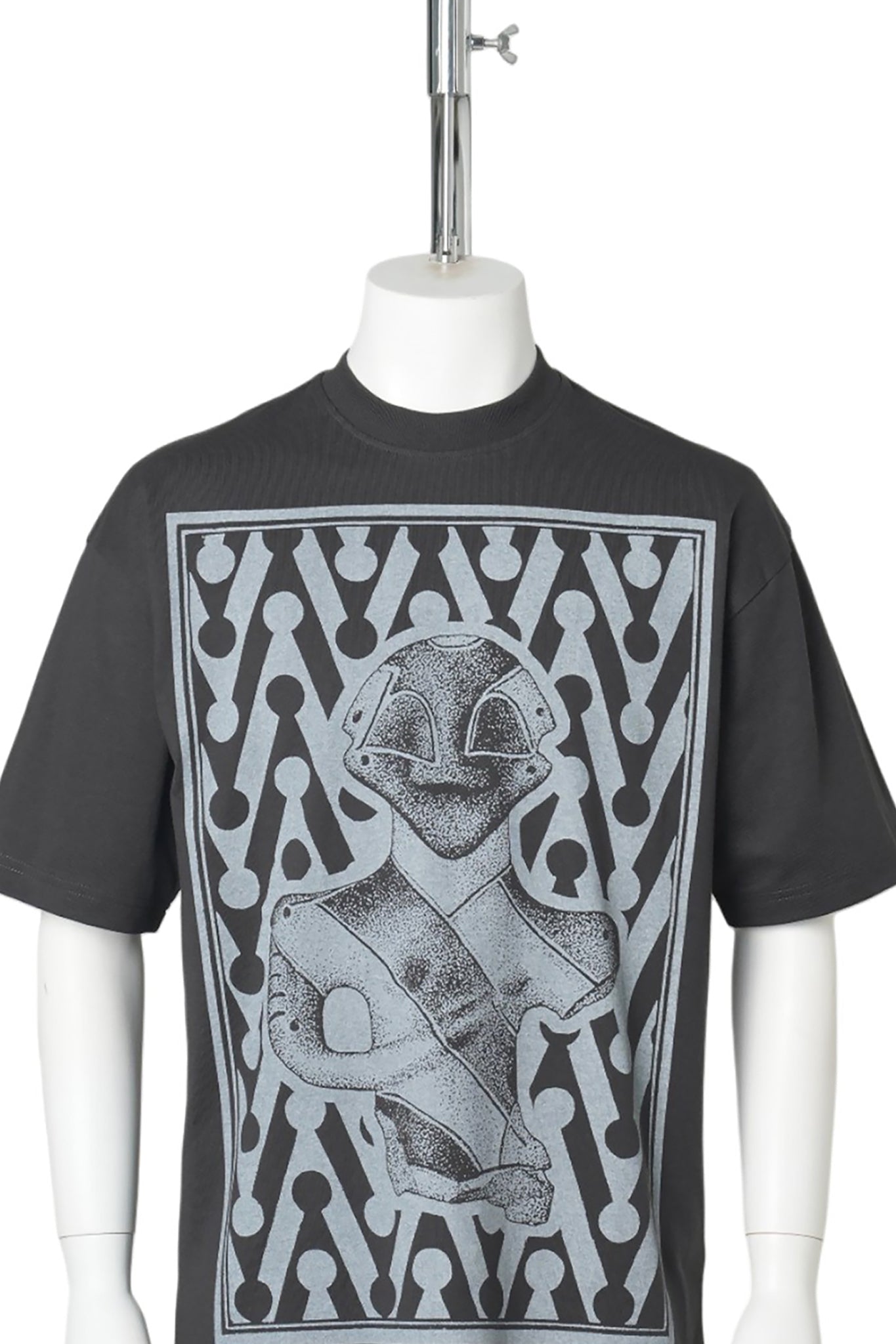 TTT COMBO CHEVRON T-SHIRT / BLACK