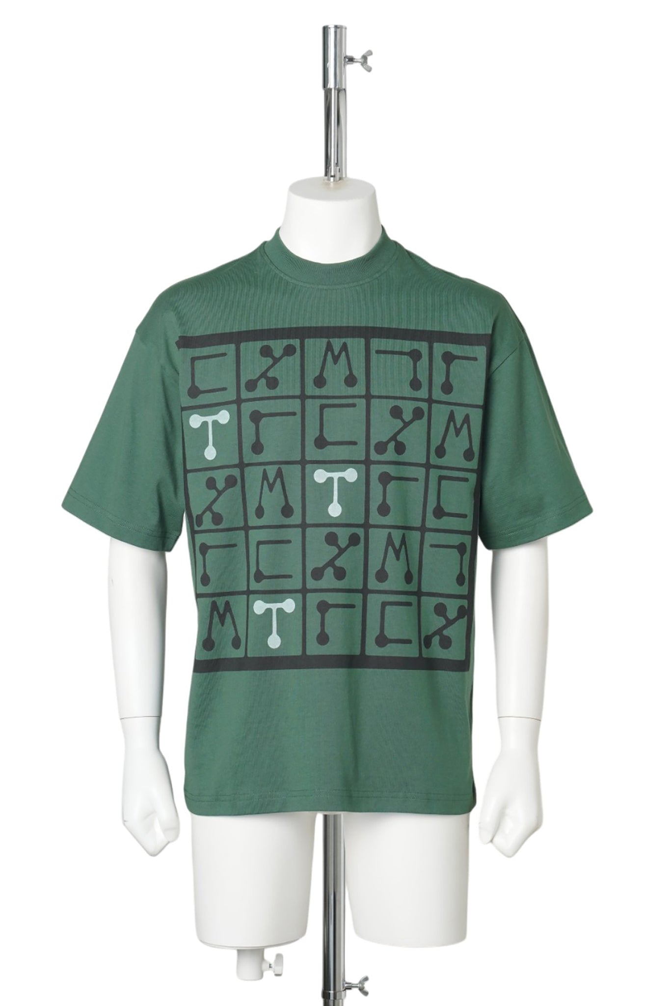 TTT SQUARES T-SHIRT / GREEN
