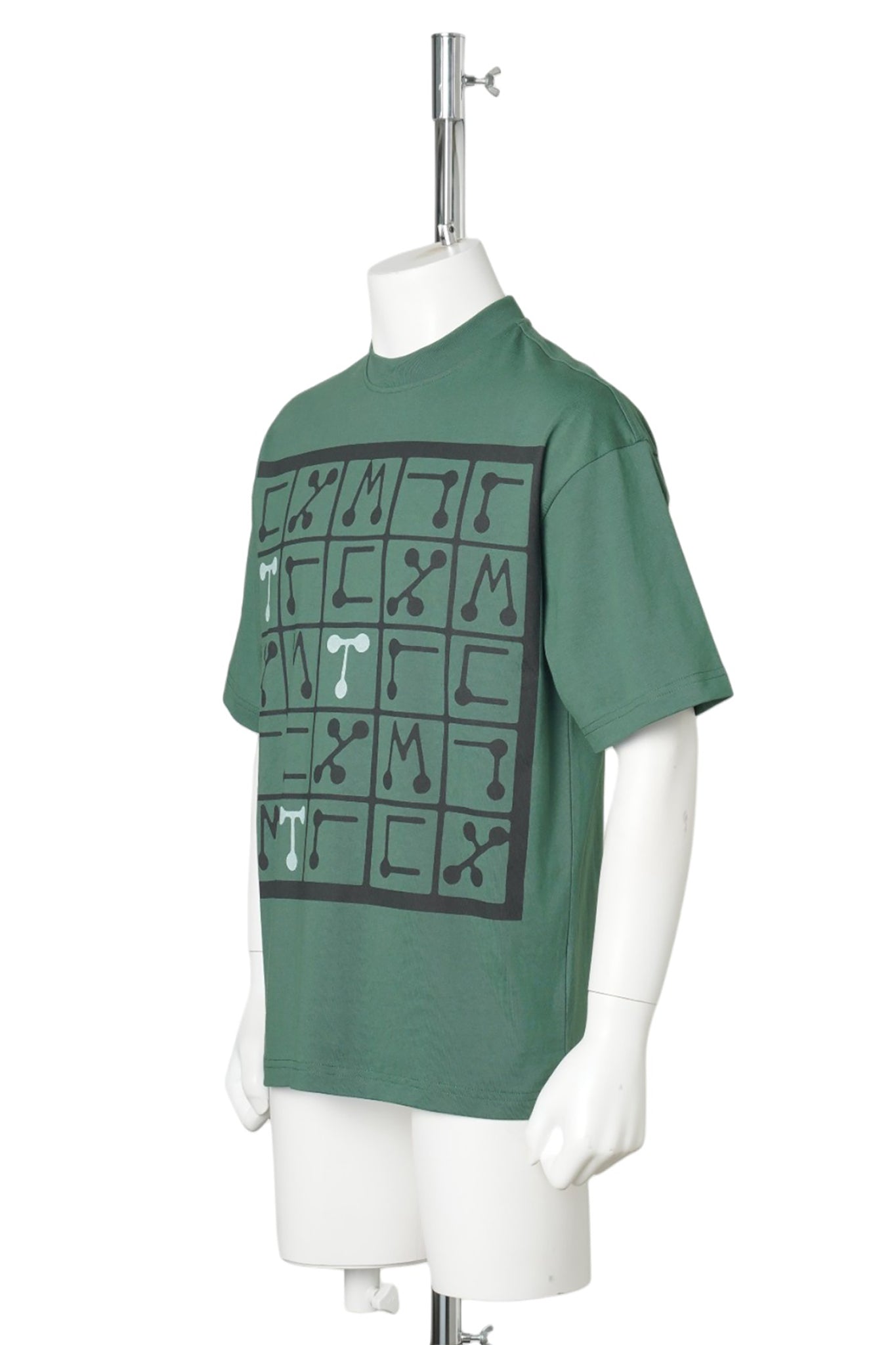 TTT SQUARES T-SHIRT / GREEN
