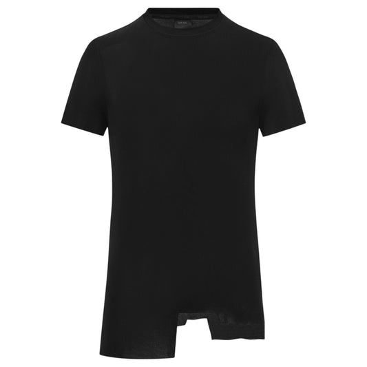 ACCEPTANCE FITTED T-SHIRT / BLACK