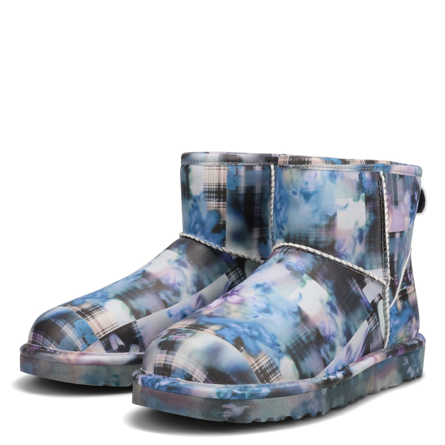 U UGG CS CLASSIC MINI / DEEP BLUE FLORAL