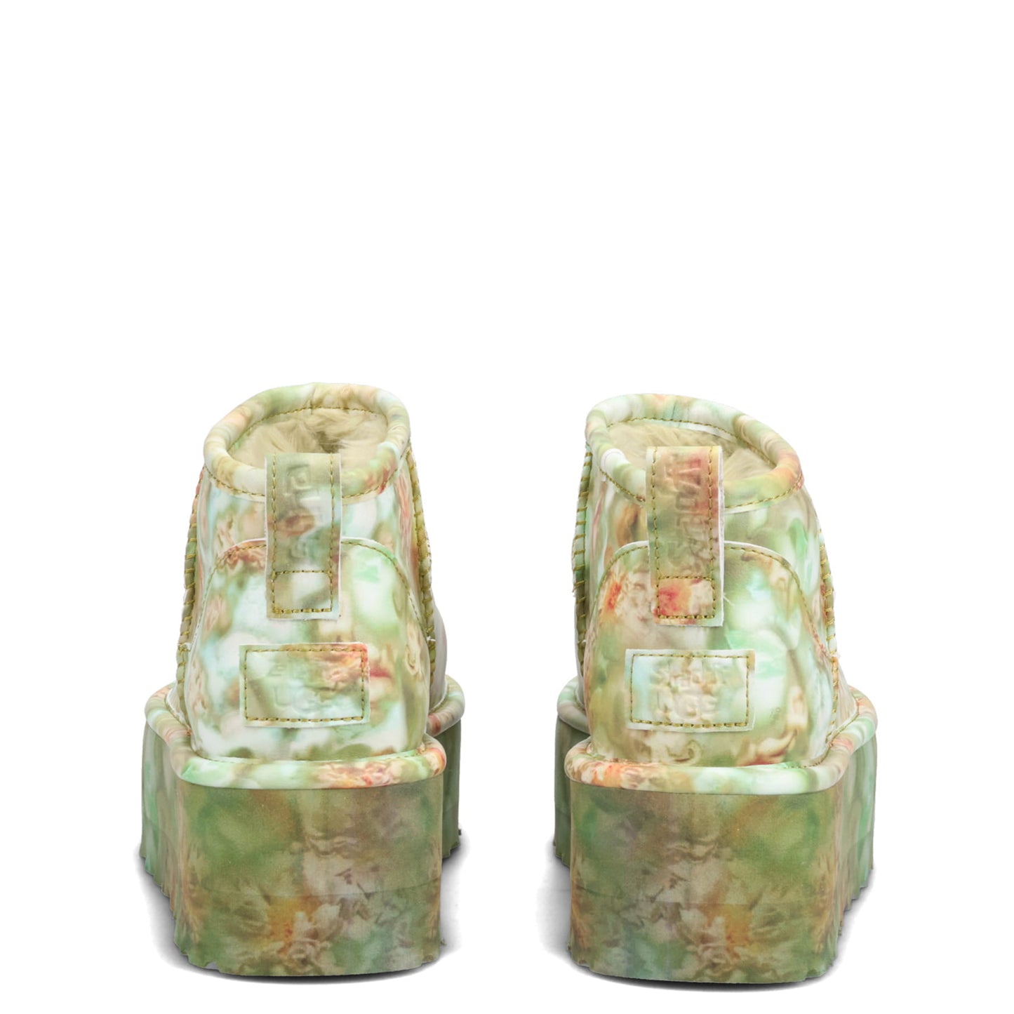 U UGG CS ULTRA MINI PLATFORM / GREEN FLORAL