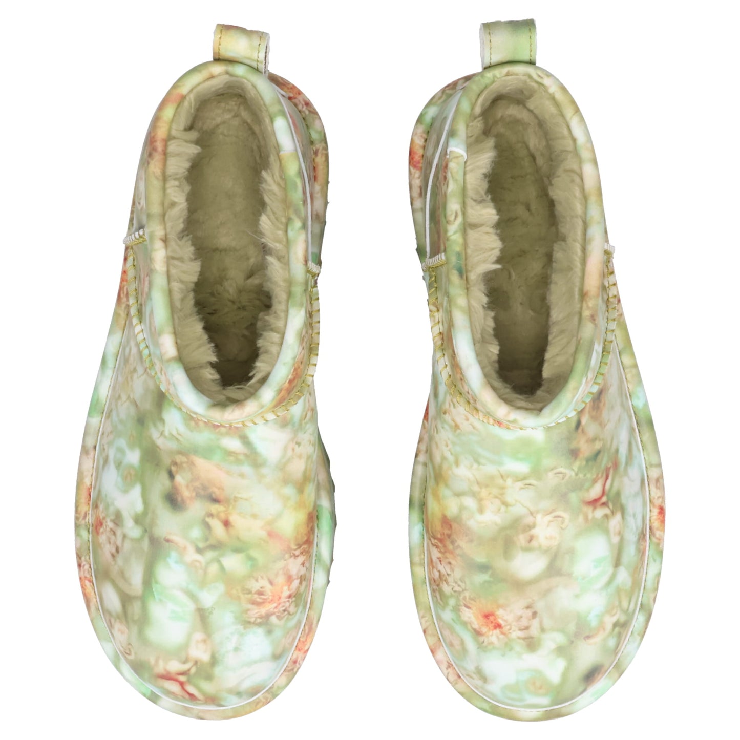 U UGG CS ULTRA MINI PLATFORM / GREEN FLORAL