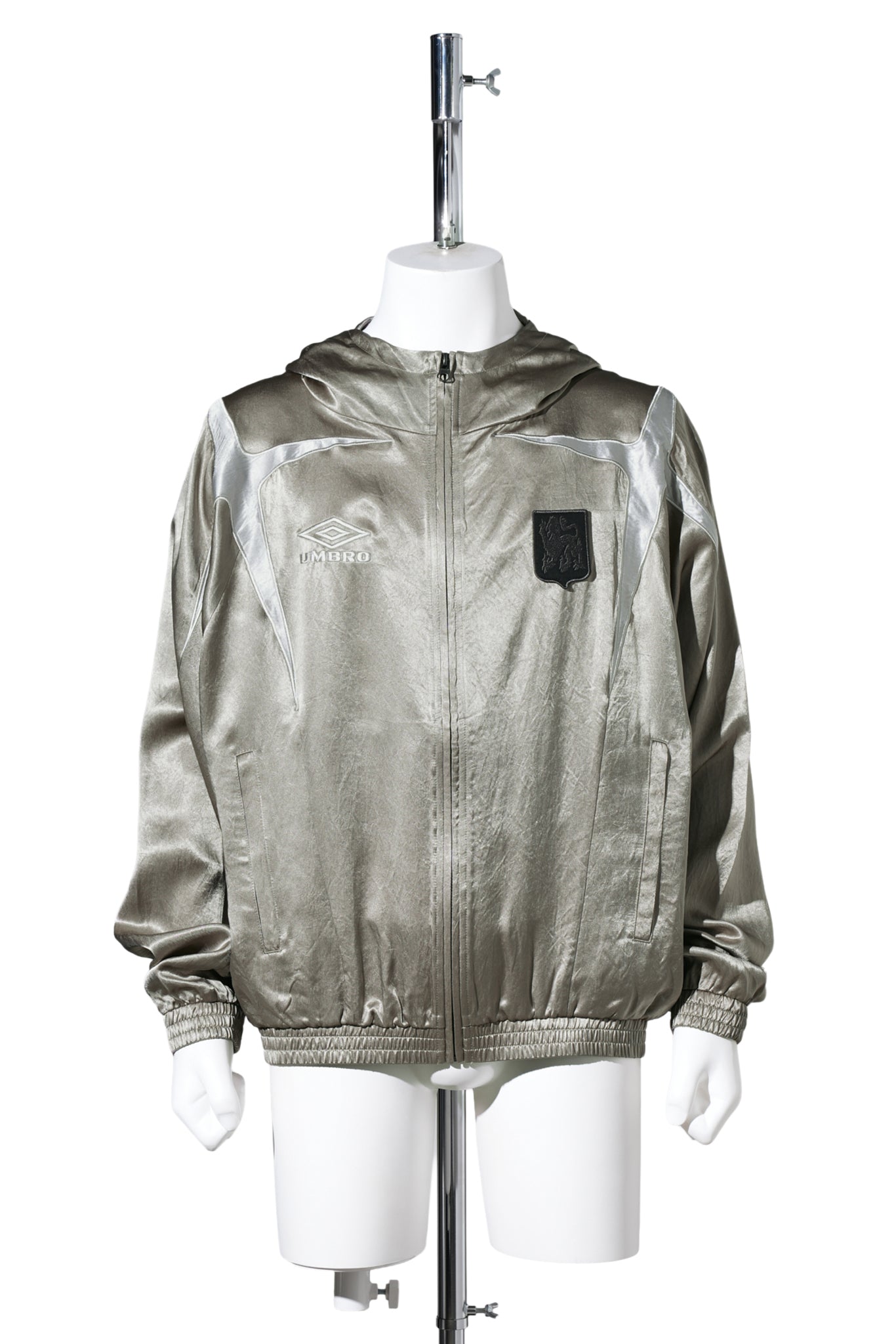 SATIN JESTER TRACK JACKET / GRY0009:SILVER PEARL