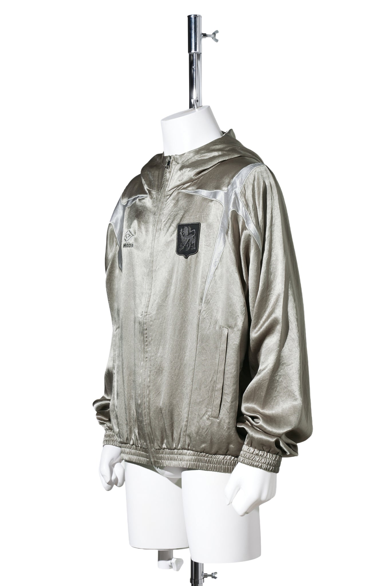 SATIN JESTER TRACK JACKET / GRY0009:SILVER PEARL