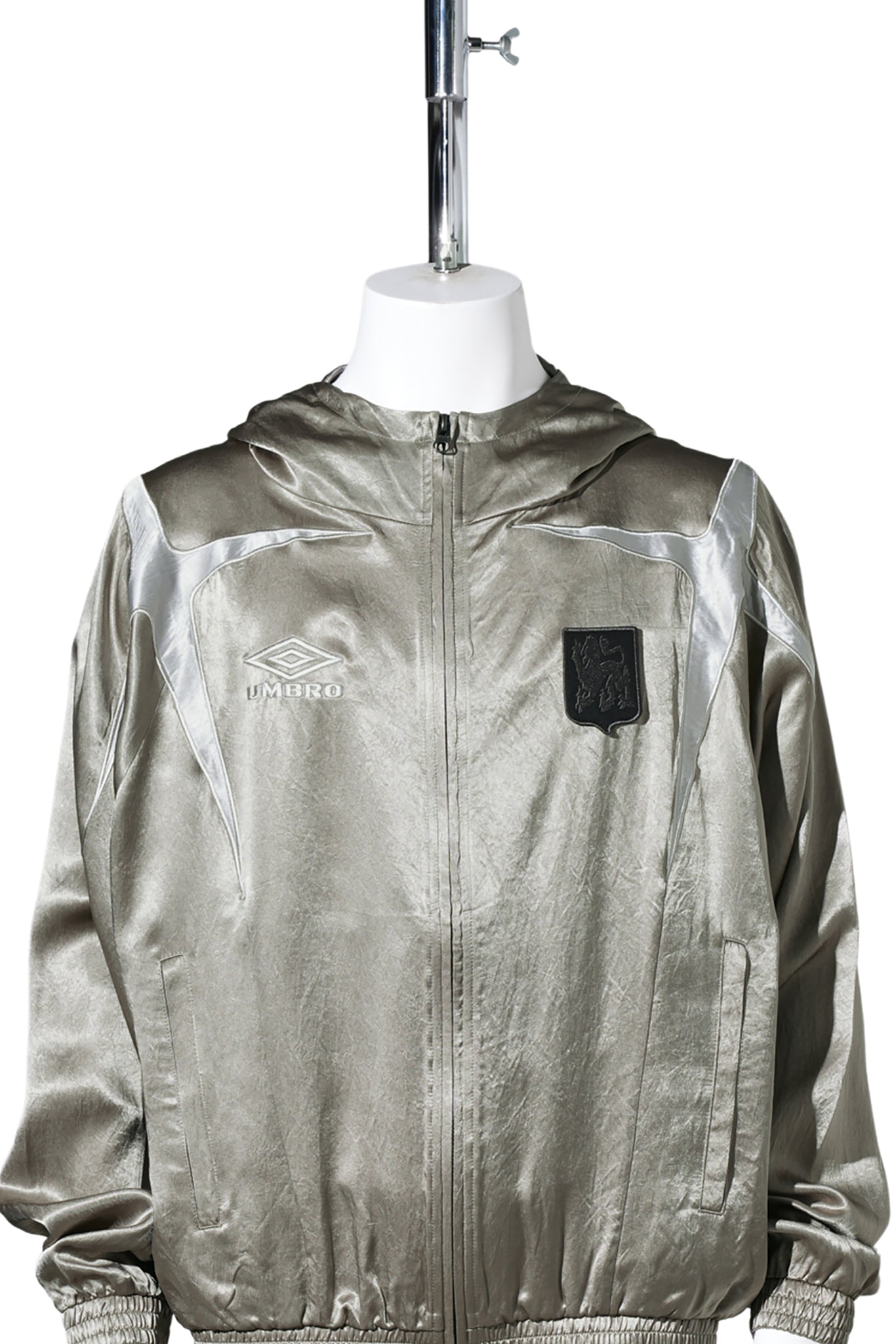 SATIN JESTER TRACK JACKET / GRY0009:SILVER PEARL