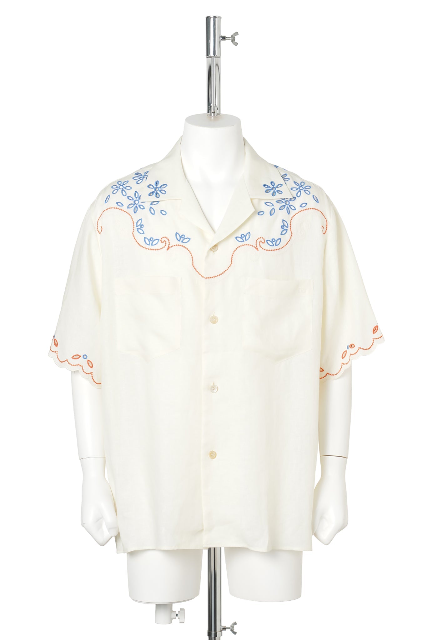 CAMICIA MANICA CORTA RICAMATA / 031
