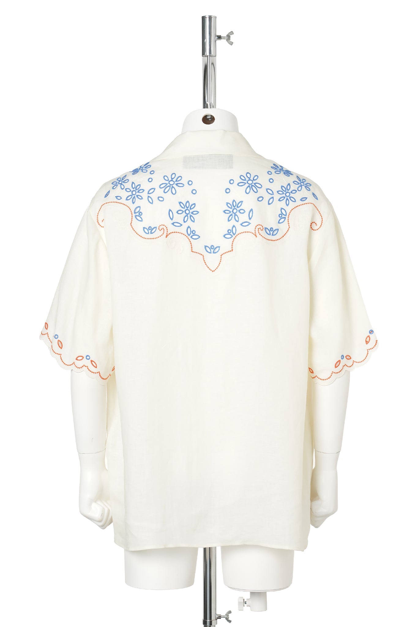CAMICIA MANICA CORTA RICAMATA / 031