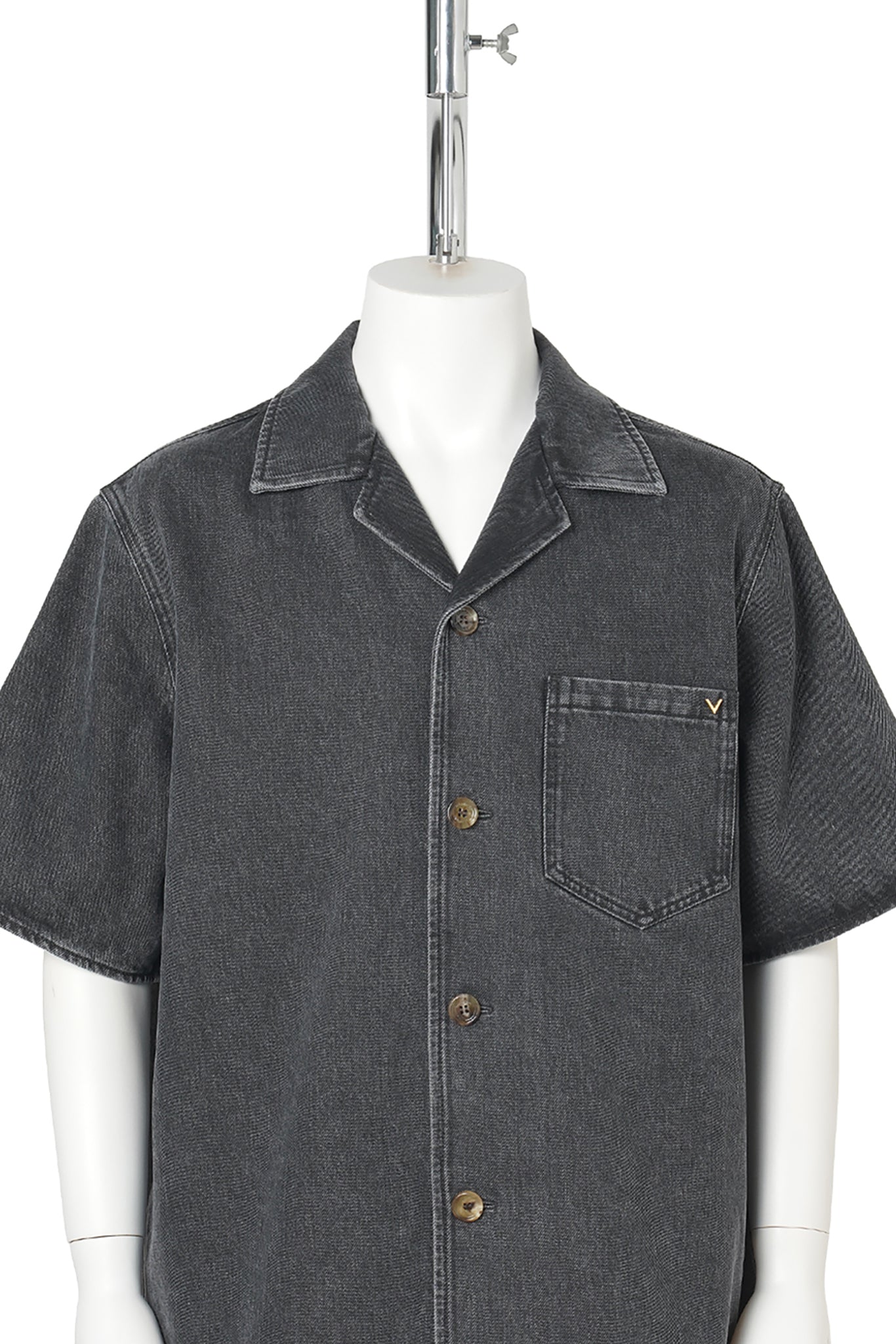 CAMICIA M/CORTE DENIM / 0NO