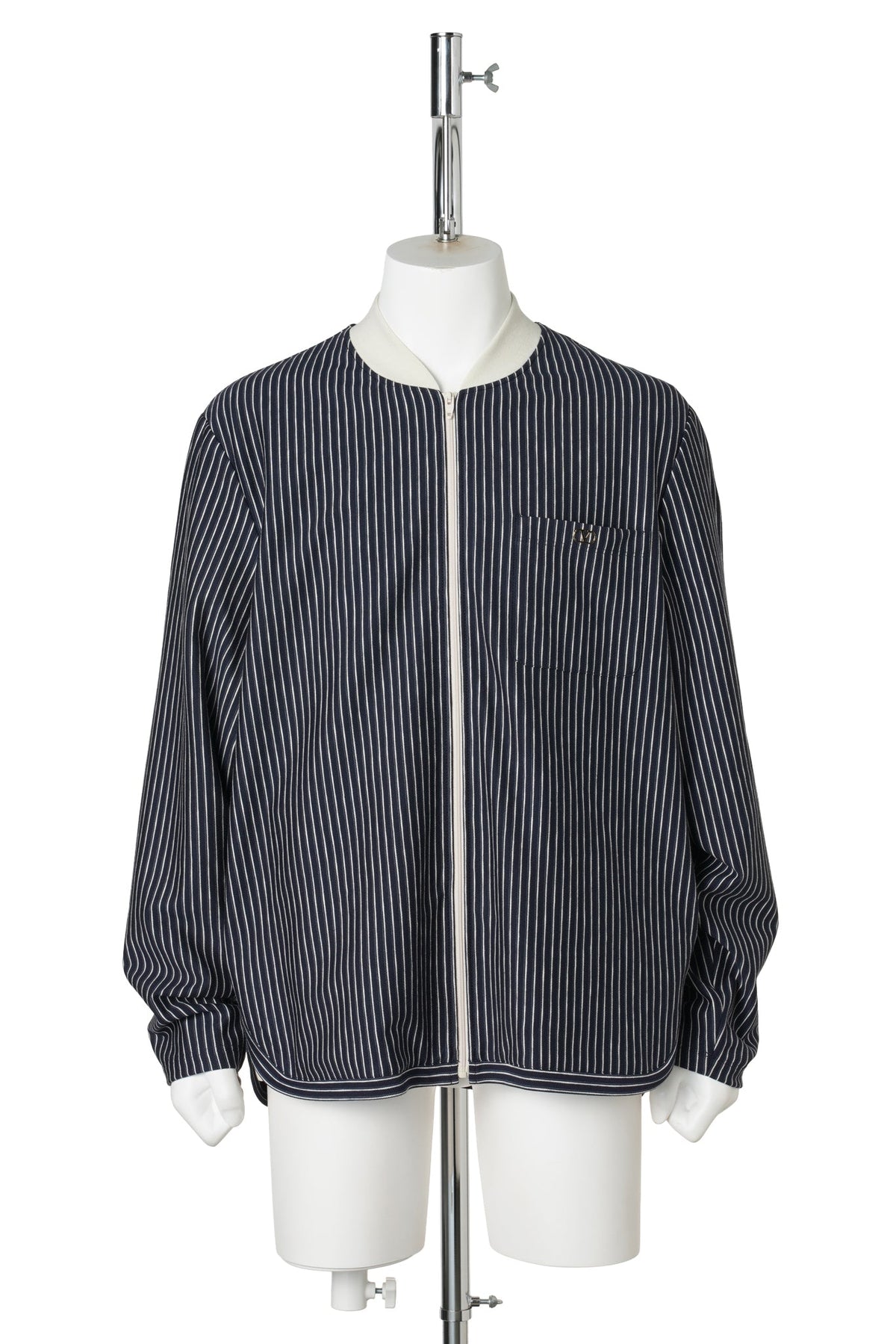 JERSEY COAT BOXY V LOGO SU / BLB
