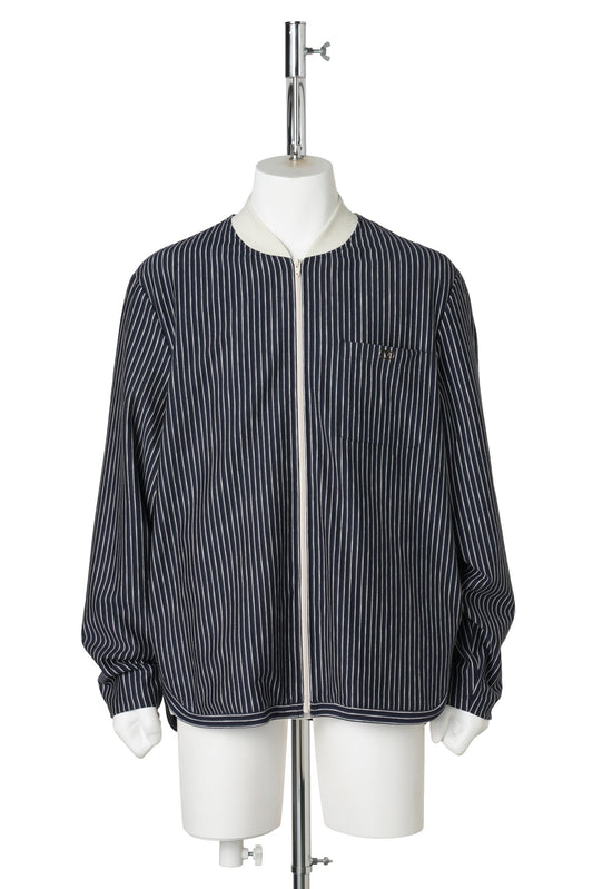JERSEY COAT BOXY V LOGO SU / BLB