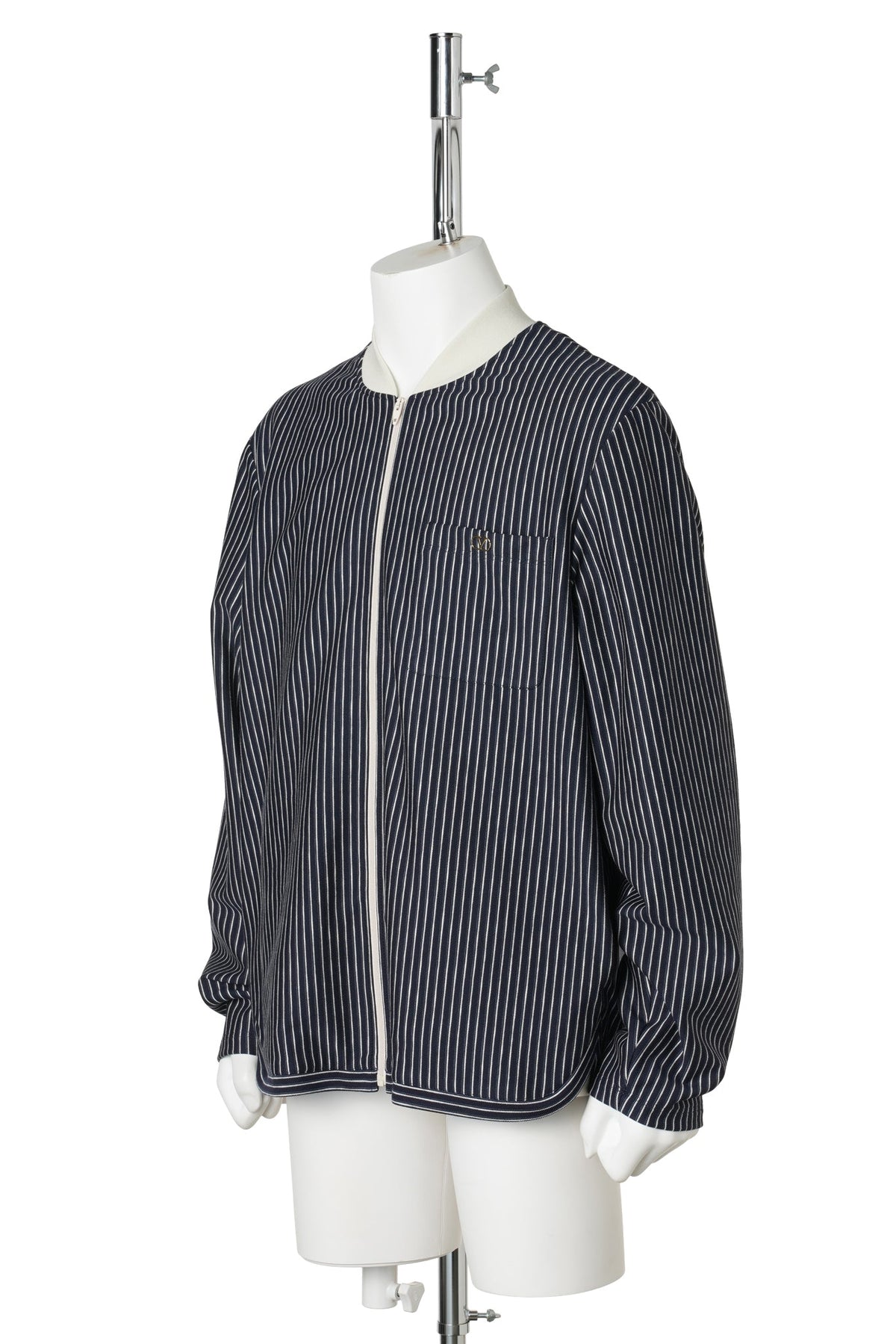 JERSEY COAT BOXY V LOGO SU / BLB