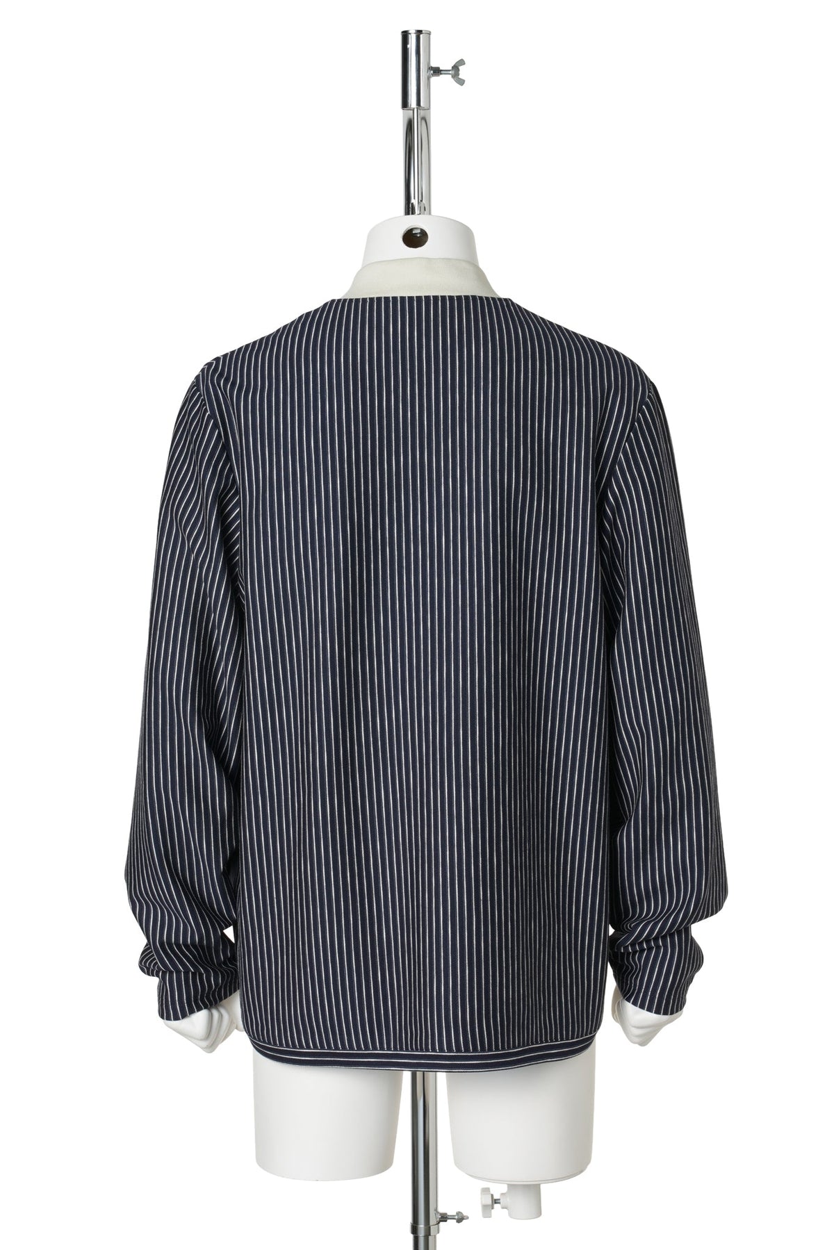 JERSEY COAT BOXY V LOGO SU / BLB